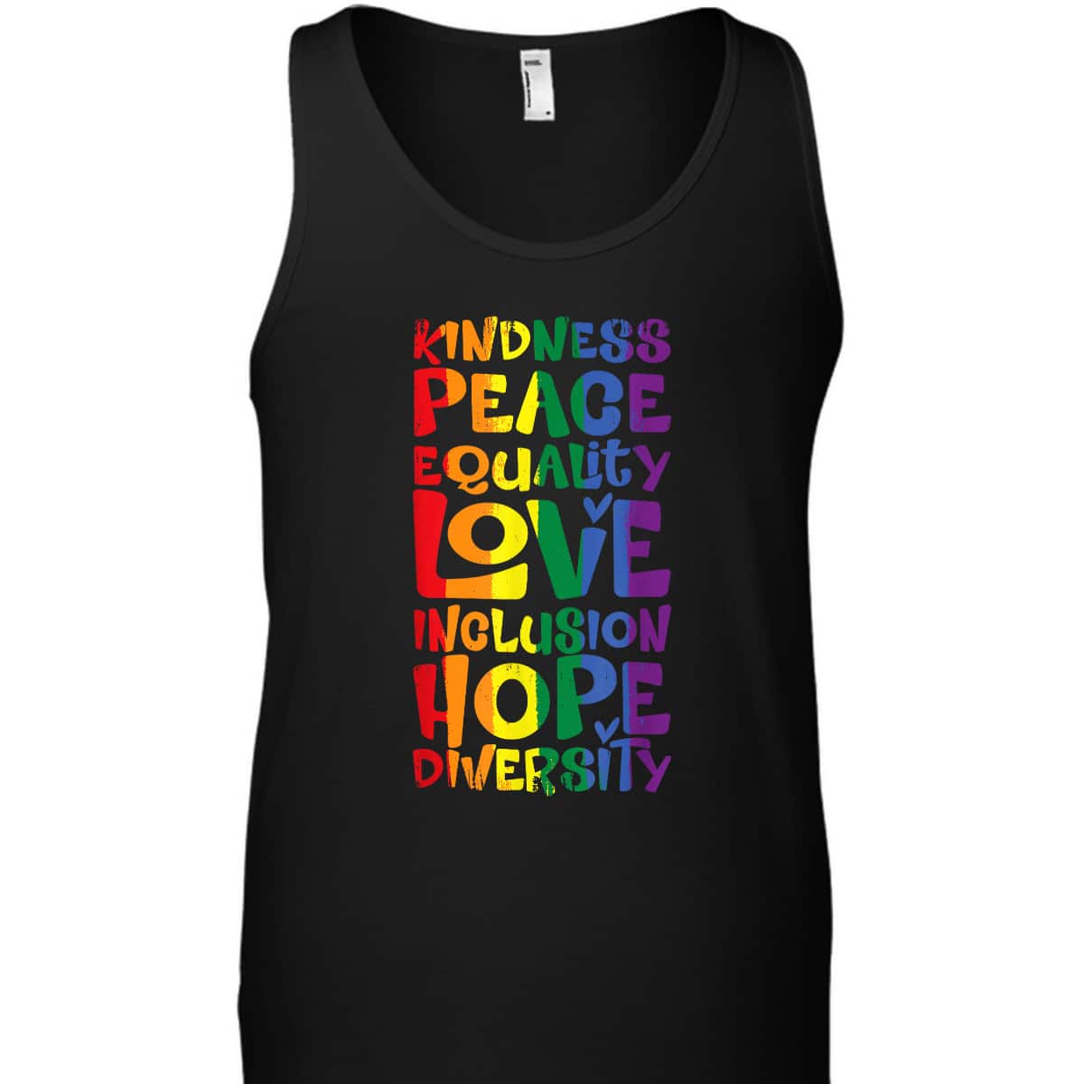 Peace Equality Love Of Inclusion Diversity Human Kindness T-Shirt