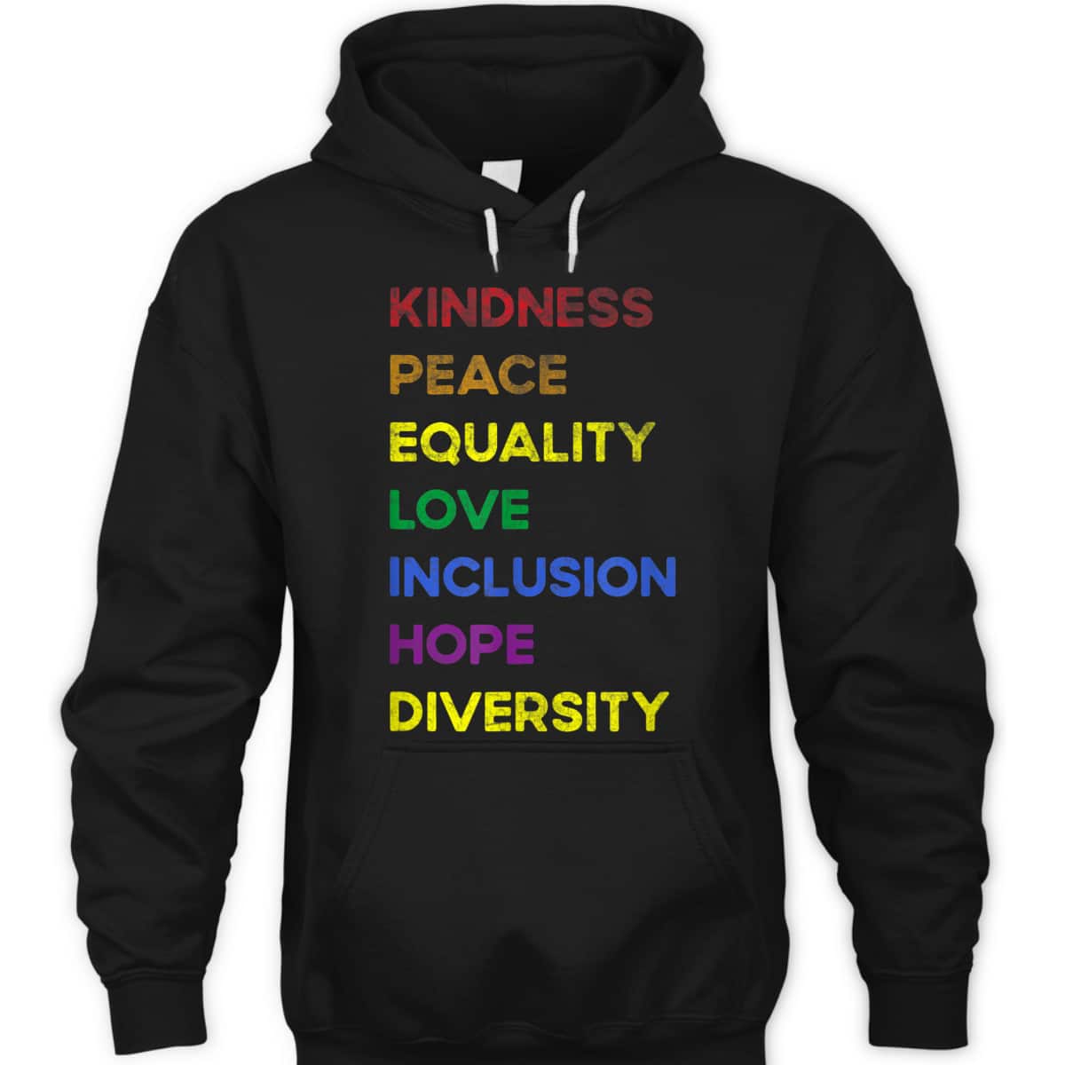 Kindness Equality Love Lgbtq Rainbow Flag Gay Pride Ally T-Shirt