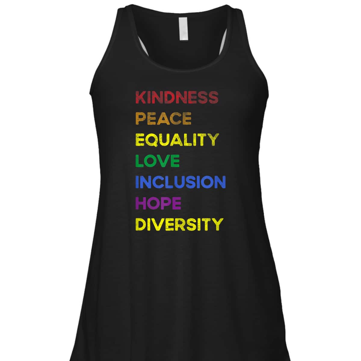 Kindness Equality Love Lgbtq Rainbow Flag Gay Pride Ally T-Shirt