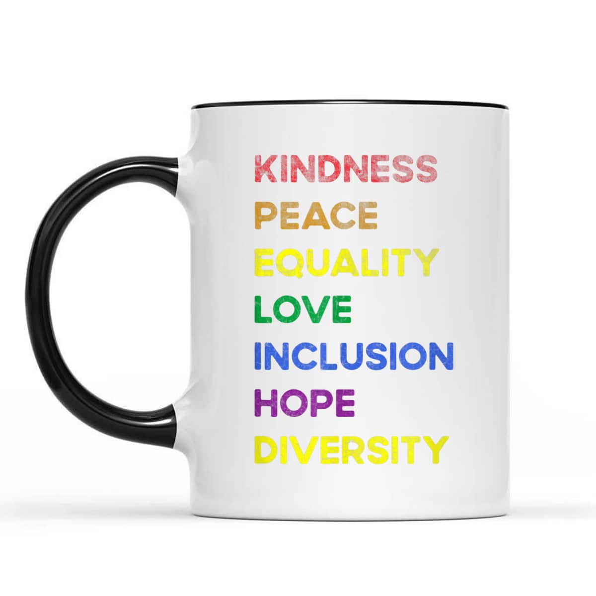 Kindness Equality Love Lgbtq Rainbow Flag Gay Pride Ally T-Shirt