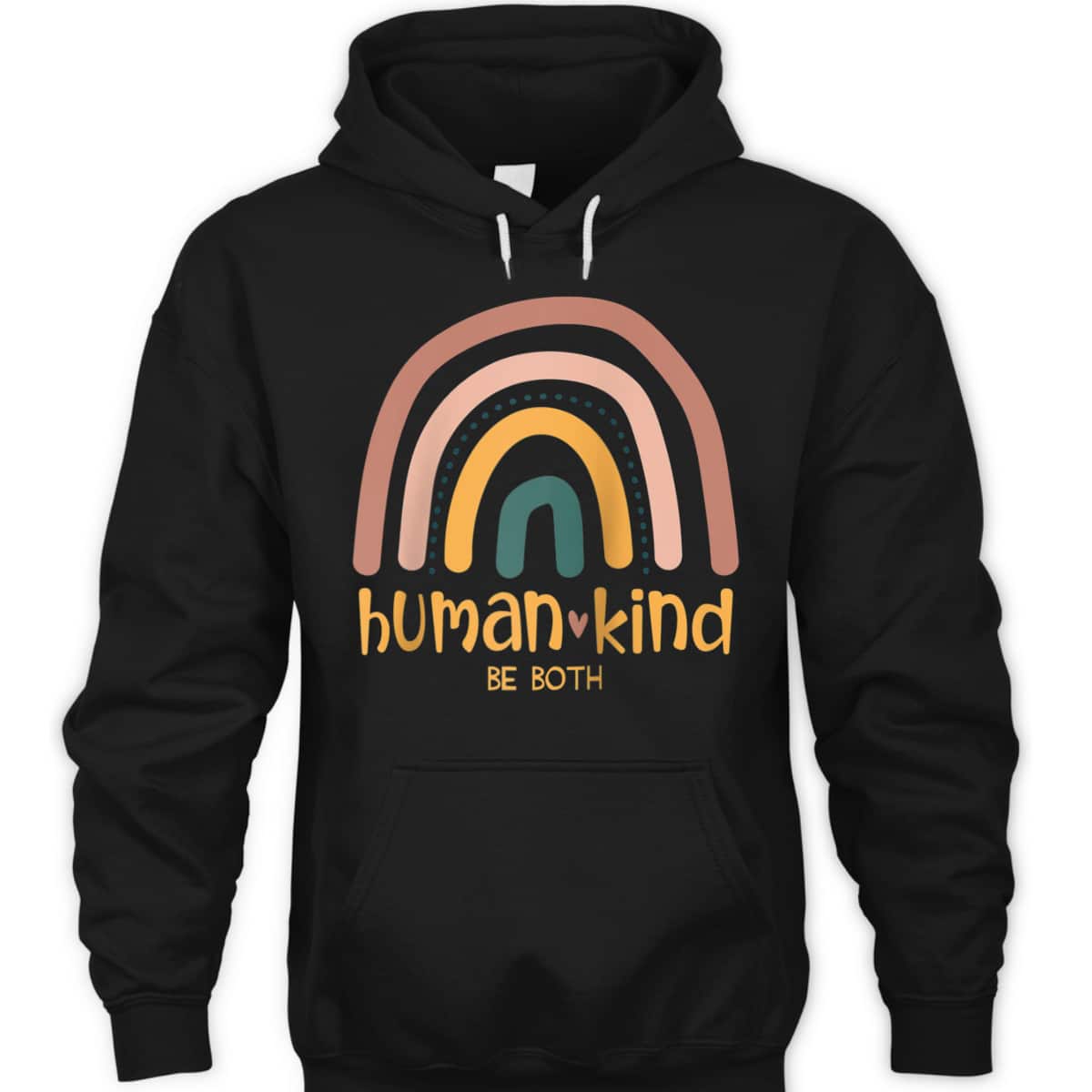 Human Kind Be Both Equality Kindness Humankind Retro Rainbow T-Shirt Human Kind Be Both Equality Kindness Humankind Retro Rainbow T-Shirt