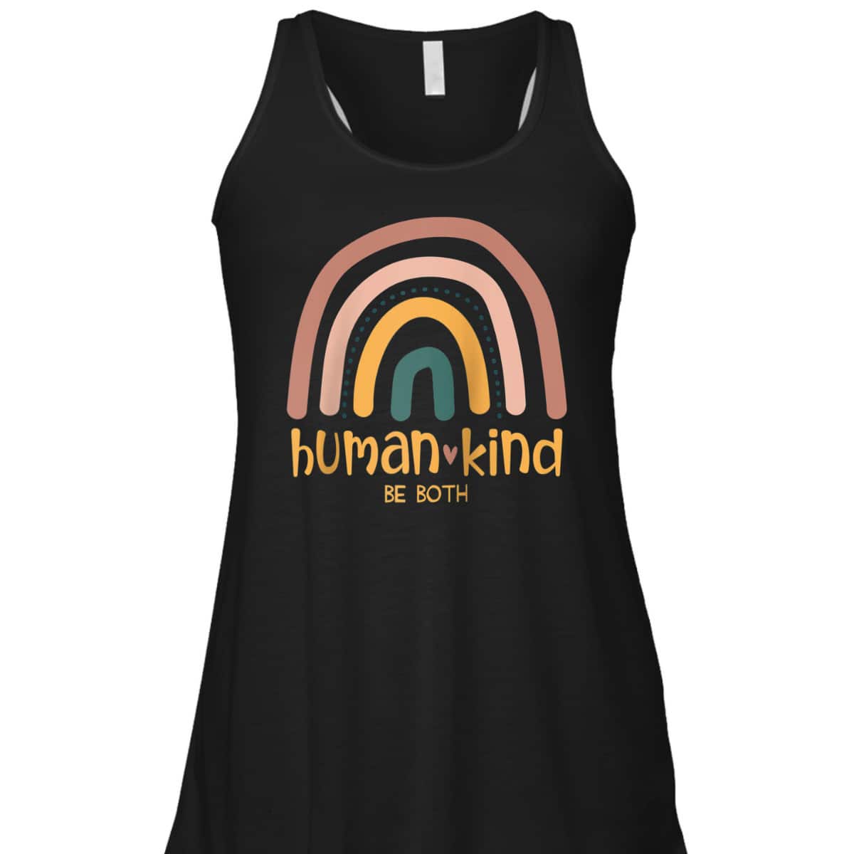 Human Kind Be Both Equality Kindness Humankind Retro Rainbow T-Shirt Human Kind Be Both Equality Kindness Humankind Retro Rainbow T-Shirt