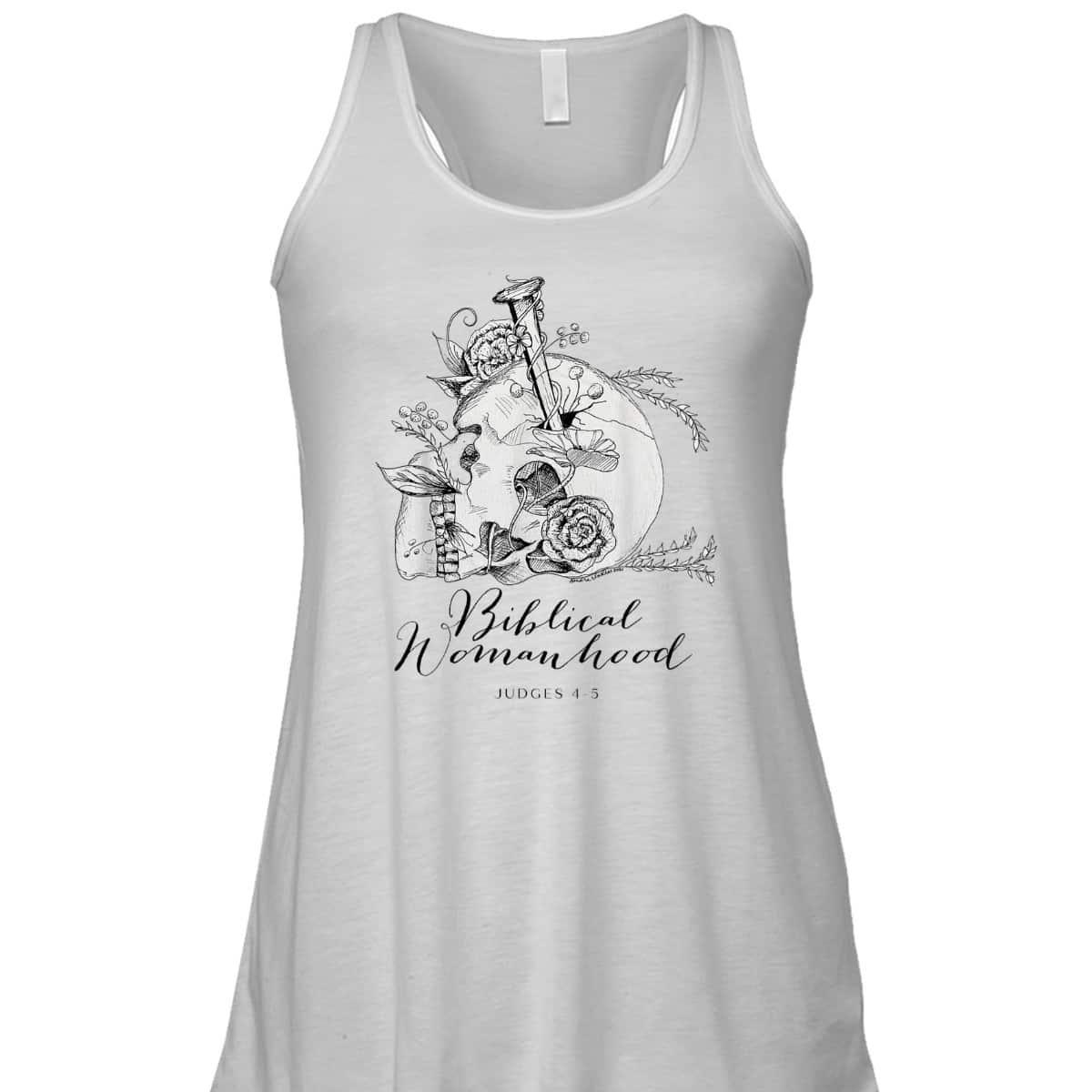 Biblical Womanhood Skull Floral Bible God Women Feminism T-Shirt Biblical Womanhood Skull Floral Bible God Women Feminism T-Shirt