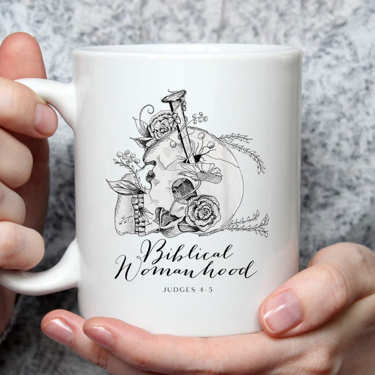 Biblical Womanhood Skull Floral Bible God Women Feminism T-Shirt Biblical Womanhood Skull Floral Bible God Women Feminism T-Shirt