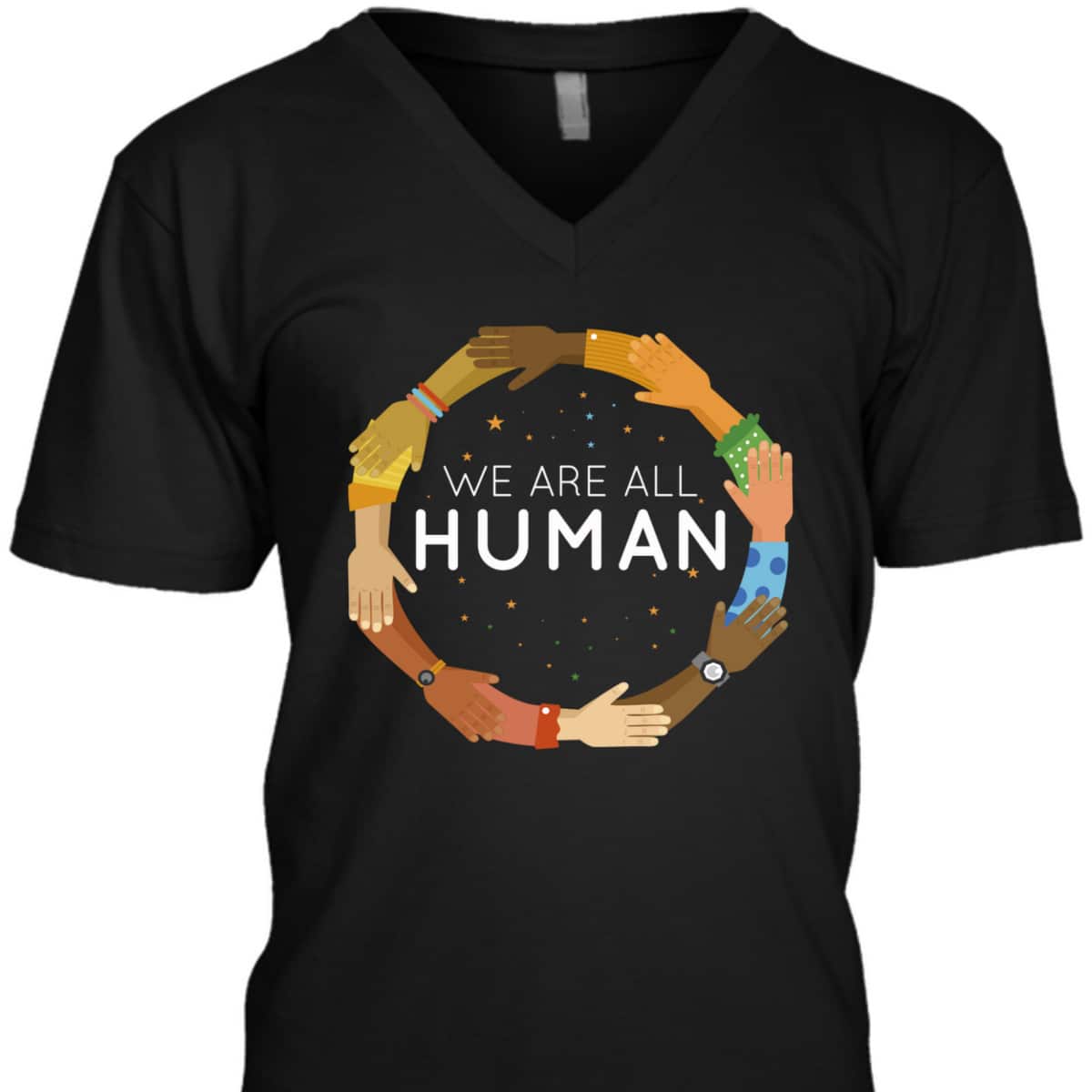 We Are All Human Racial Justice Human Equality Inclusion T-Shirt