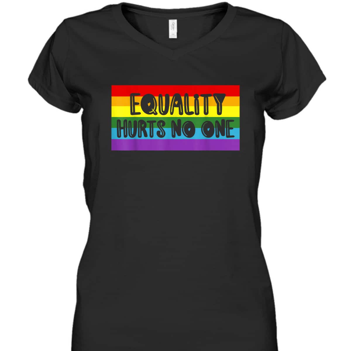 Gay Pride Equality Hurts No One Love Wins T-Shirt