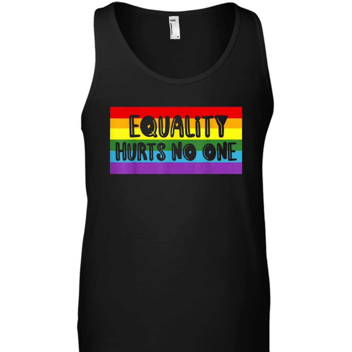 Gay Pride Equality Hurts No One Love Wins T-Shirt