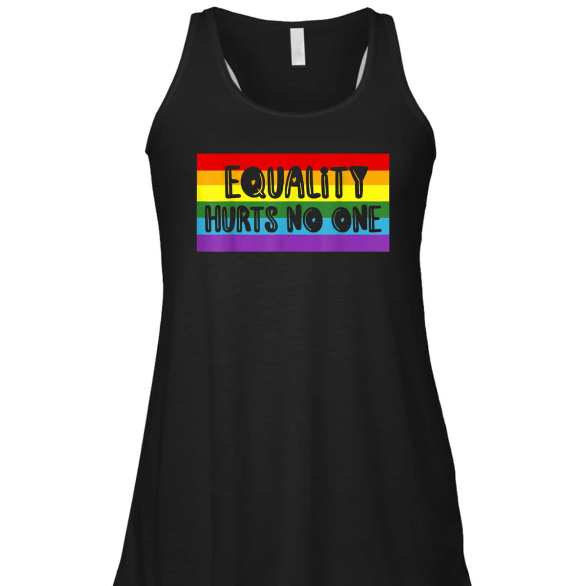 Gay Pride Equality Hurts No One Love Wins T-Shirt