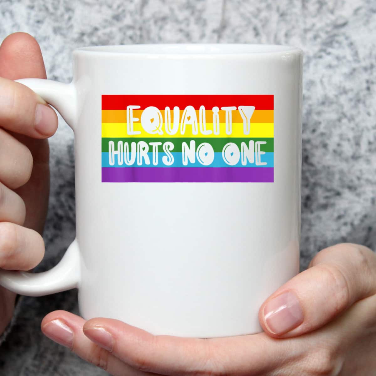 Gay Pride Equality Hurts No One Love Wins T-Shirt Gay Pride Equality Hurts No One Love Wins T-Shirt