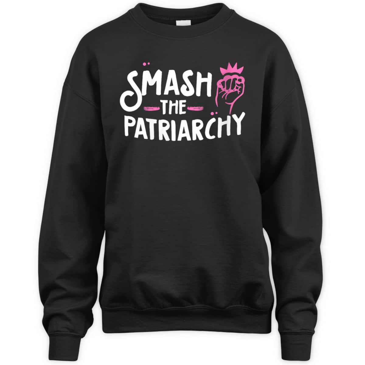 Womens Feminist Smash The Patriarchy Symbol T-Shirt