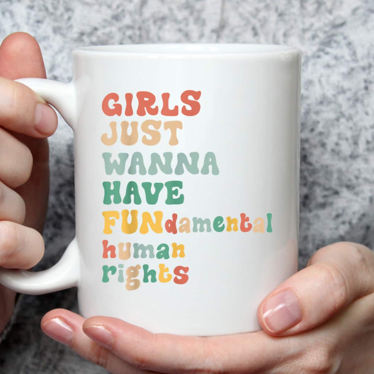 Girls Just Wanna Have Fundamental Rights Awesome Feminist T-Shirt Girls Just Wanna Have Fundamental Rights Awesome Feminist T-Shirt