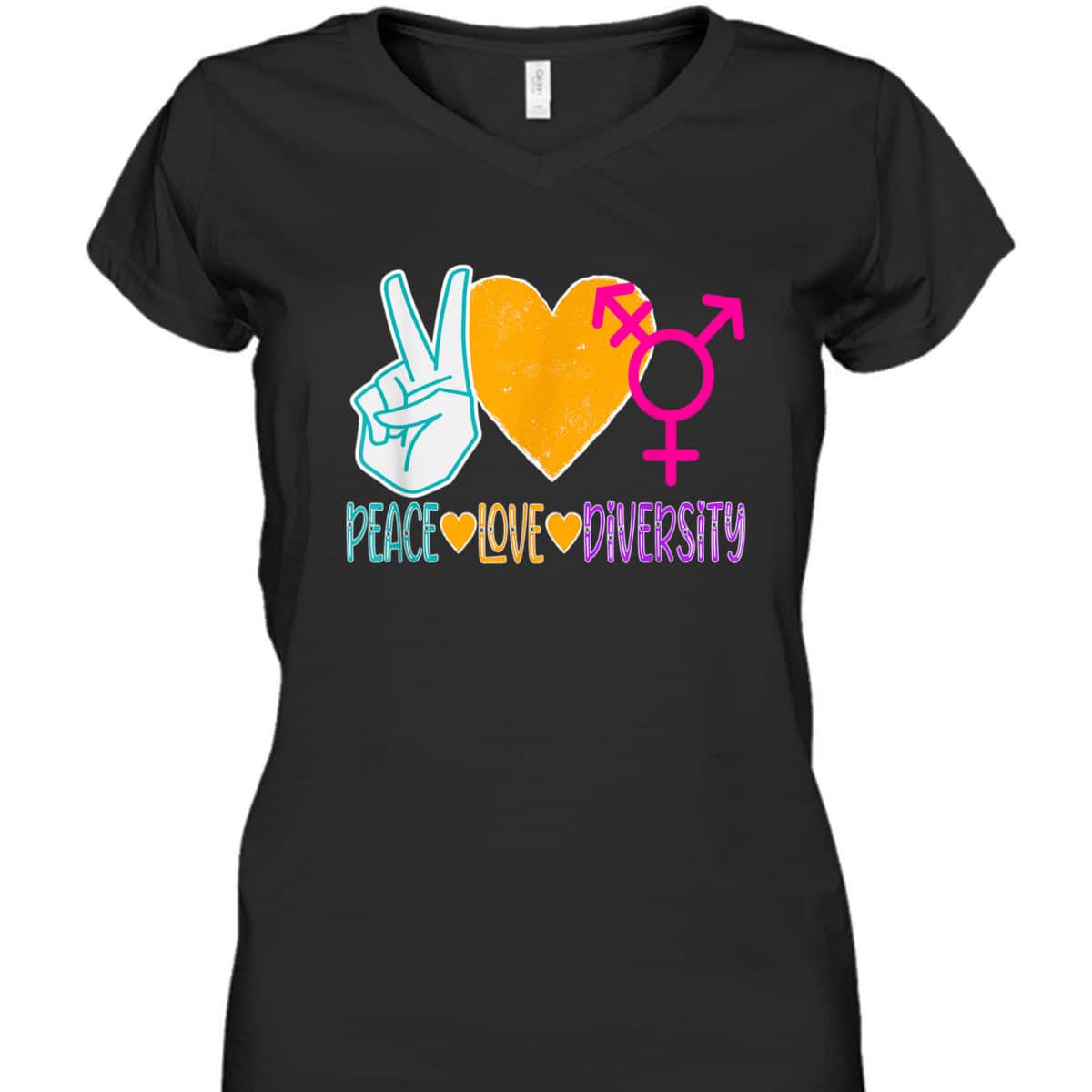 Peace Love Diversity To Celebrate Equality & Inclusion T-Shirt Peace Love Diversity To Celebrate Equality & Inclusion T-Shirt