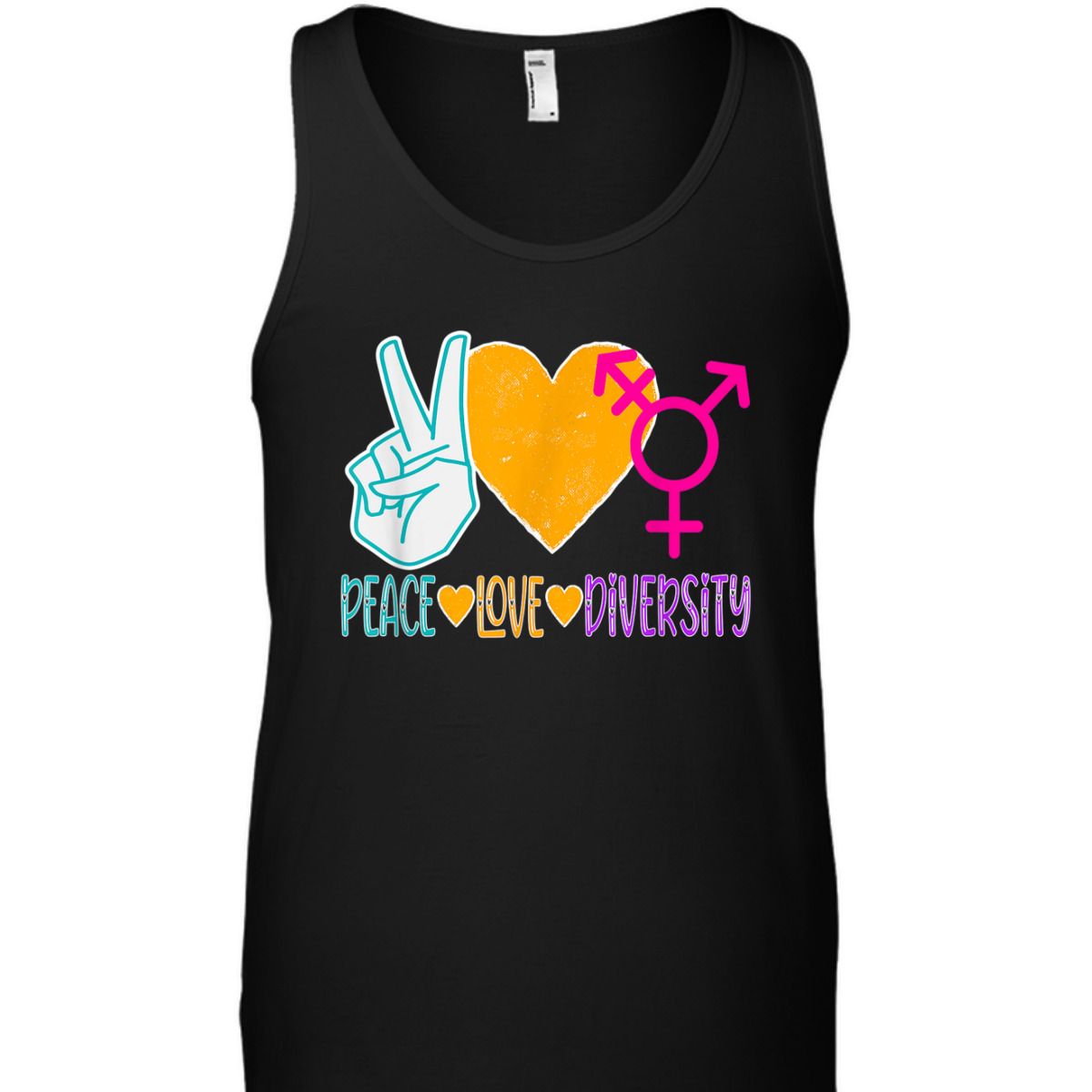 Peace Love Diversity To Celebrate Equality & Inclusion T-Shirt Peace Love Diversity To Celebrate Equality & Inclusion T-Shirt