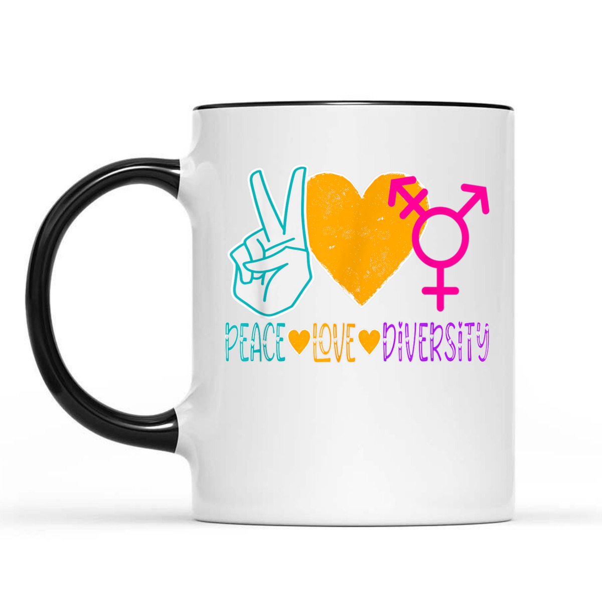 Peace Love Diversity To Celebrate Equality & Inclusion T-Shirt Peace Love Diversity To Celebrate Equality & Inclusion T-Shirt