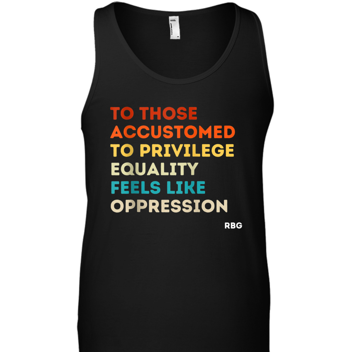 Those Accustomed Privilege Equality Feels Oppression RBG T-Shirt Those Accustomed Privilege Equality Feels Oppression RBG T-Shirt
