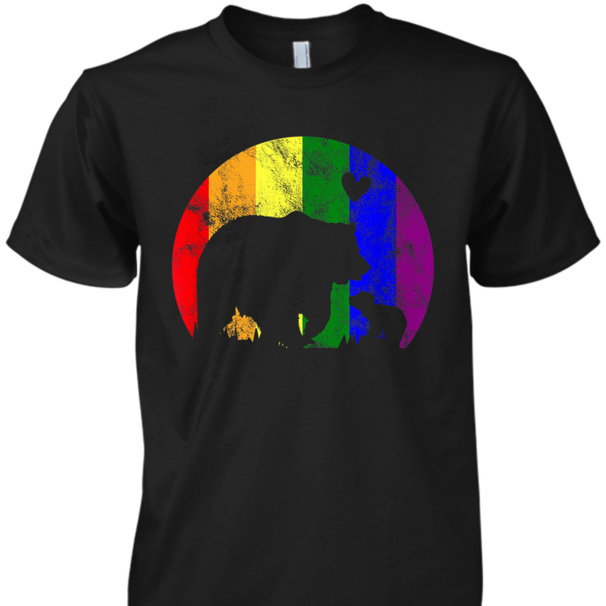 LGBT Mama Bear Gay Pride Rainbow Equality Support T-Shirt LGBT Mama Bear Gay Pride Rainbow Equality Support T-Shirt