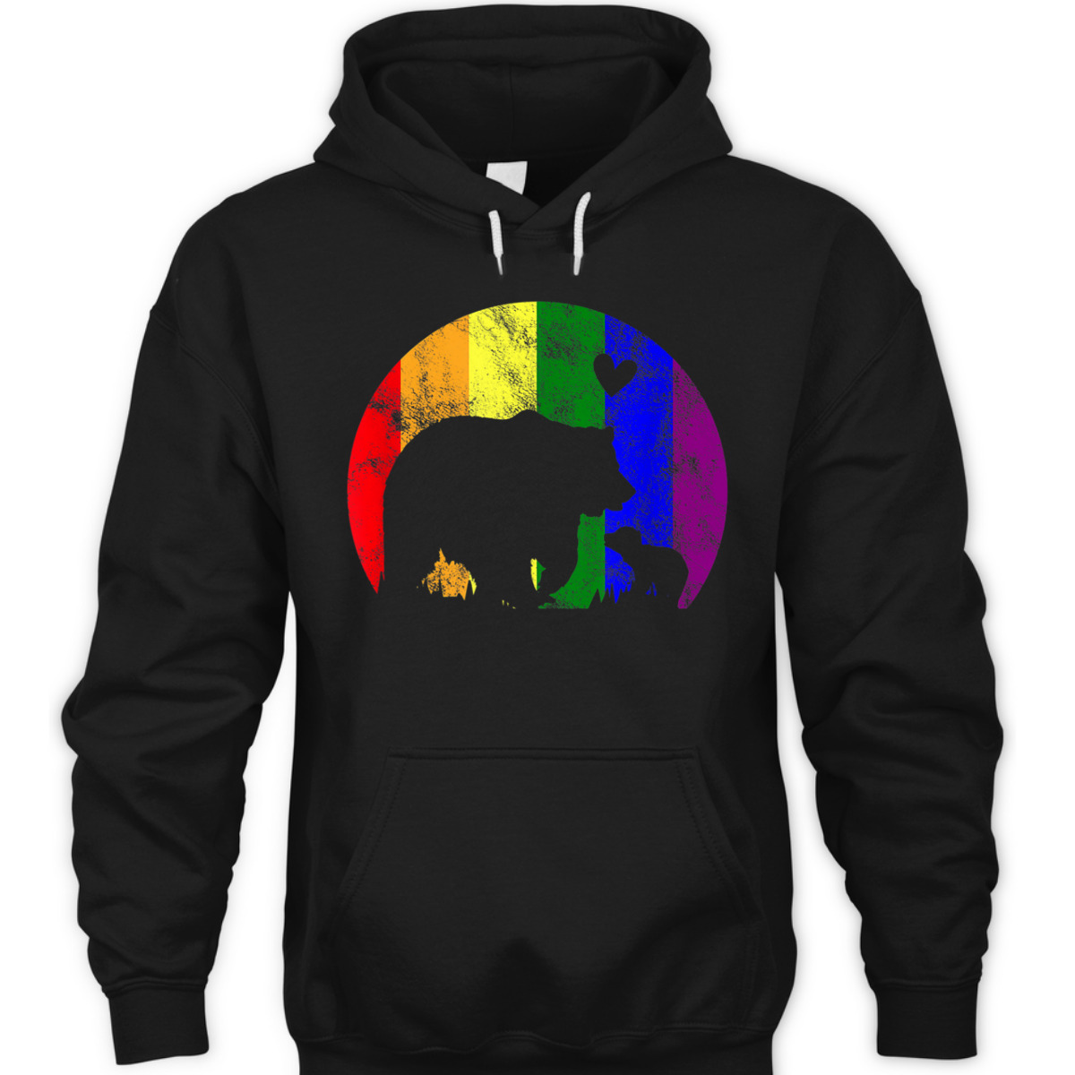 LGBT Mama Bear Gay Pride Rainbow Equality Support T-Shirt