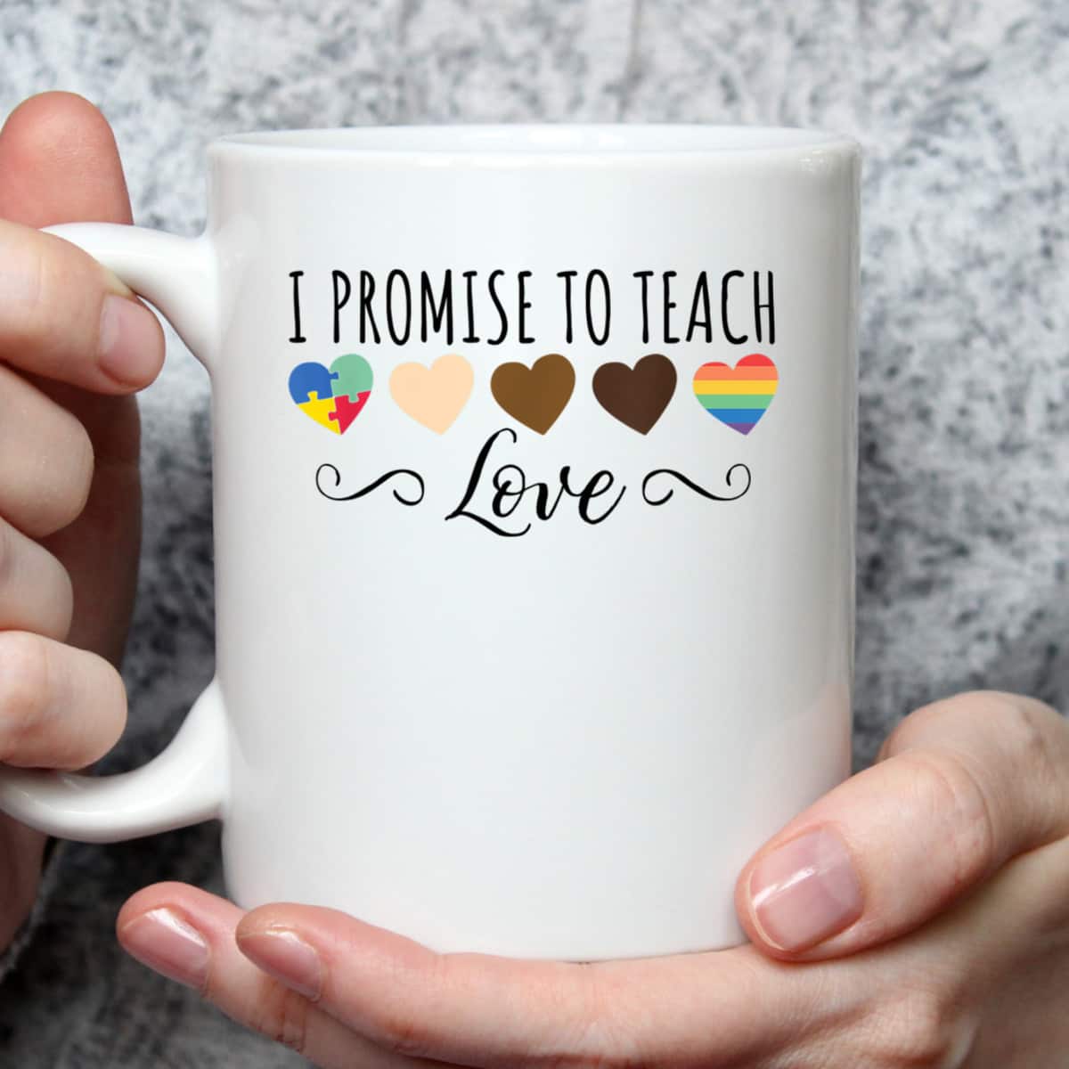 I Promise To Teach Love - Diversity & Equality T-Shirt I Promise To Teach Love - Diversity & Equality T-Shirt