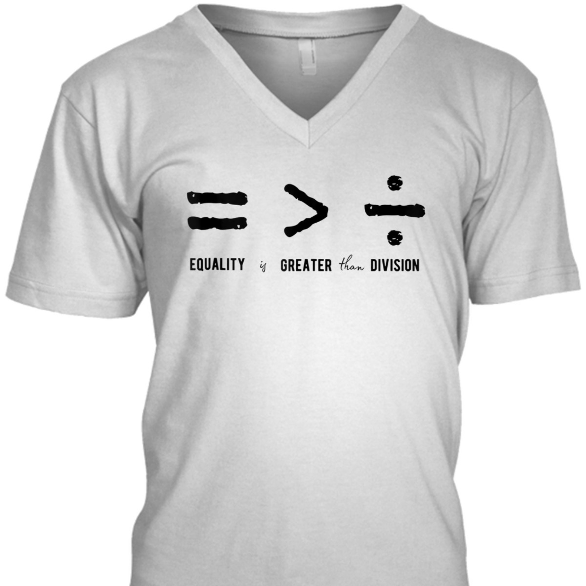 Equality Is Greater Than Division Social Justice Symbols T-Shirt Equality Is Greater Than Division Social Justice Symbols T-Shirt