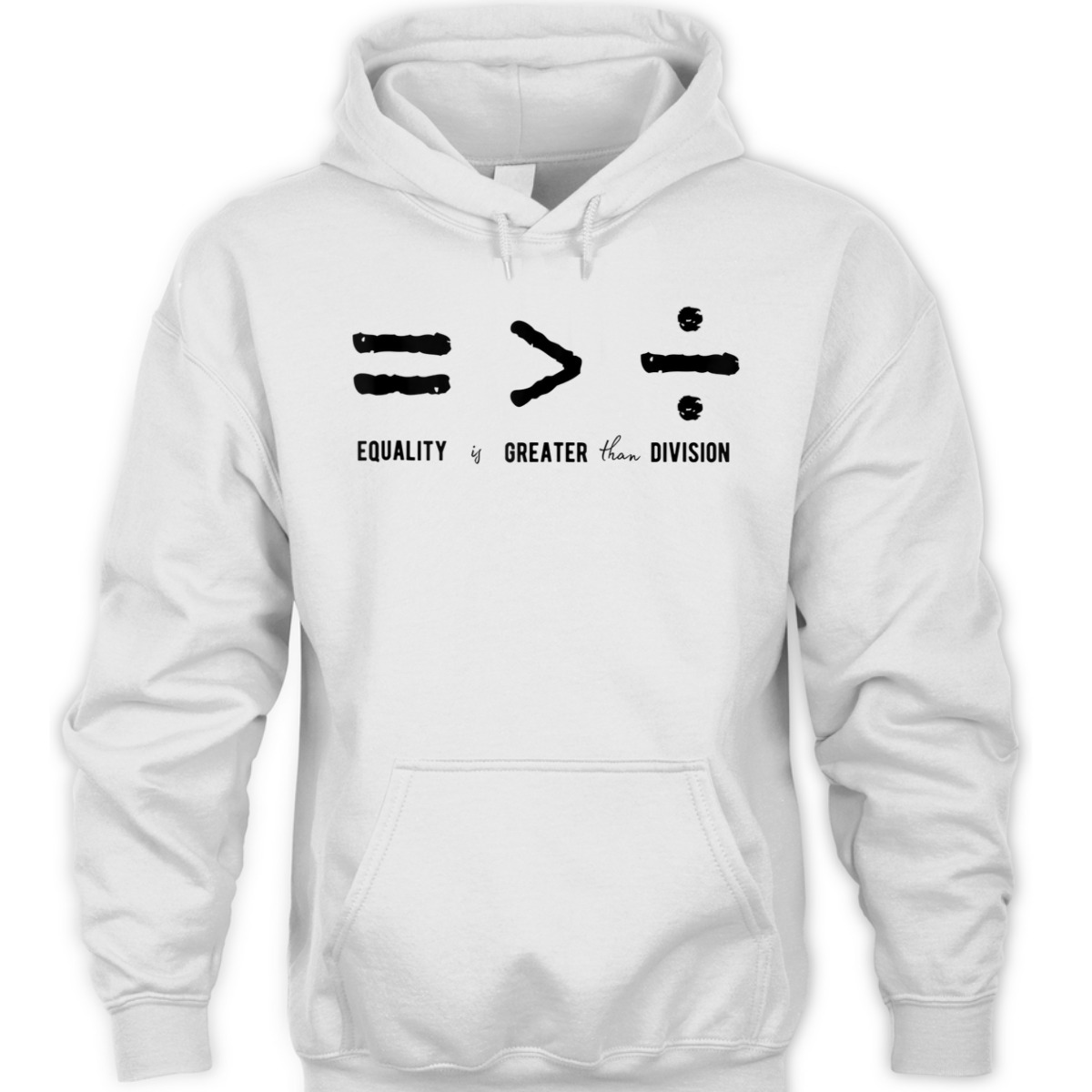 Equality Is Greater Than Division Social Justice Symbols T-Shirt