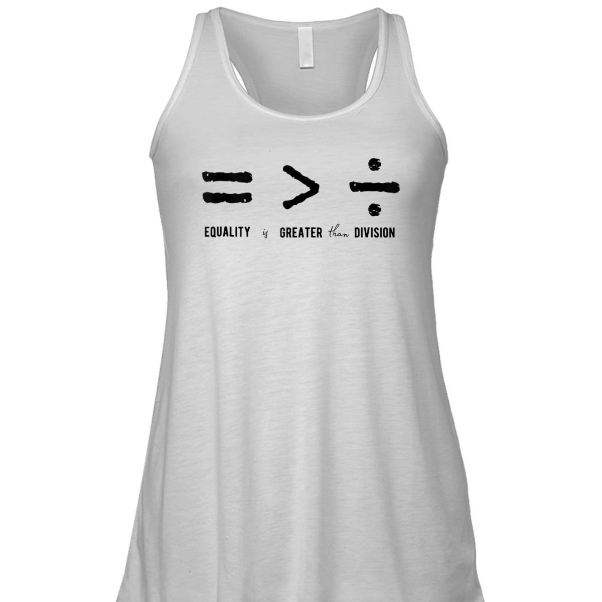 Equality Is Greater Than Division Social Justice Symbols T-Shirt