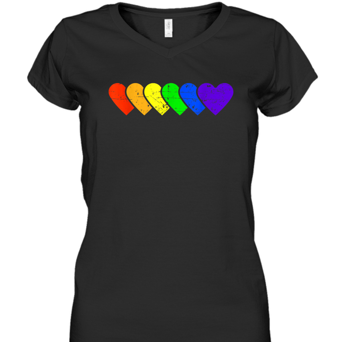 Gay Pride Rainbow Heart Lesbians Equality T-Shirt Gay Pride Rainbow Heart Lesbians Equality T-Shirt