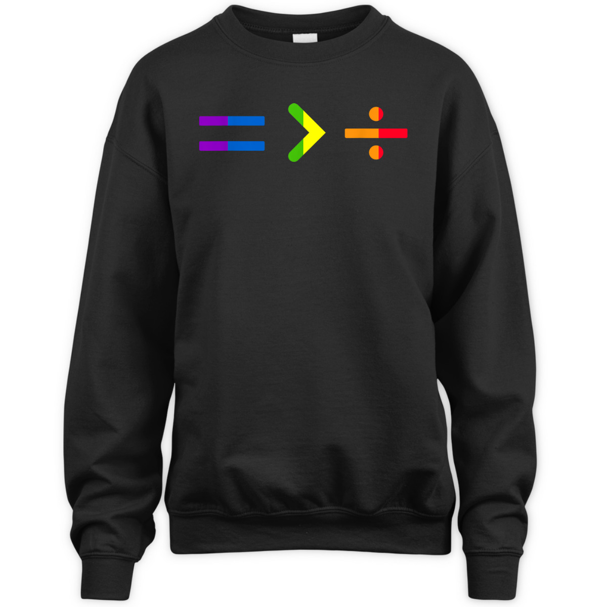 Equality Greater Than Division T-Shirt Equality Greater Than Division T-Shirt