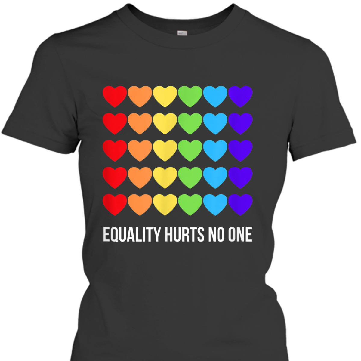 Equality Hurts No One LGBT Gay Pride Equality & Human Rights T-Shirt