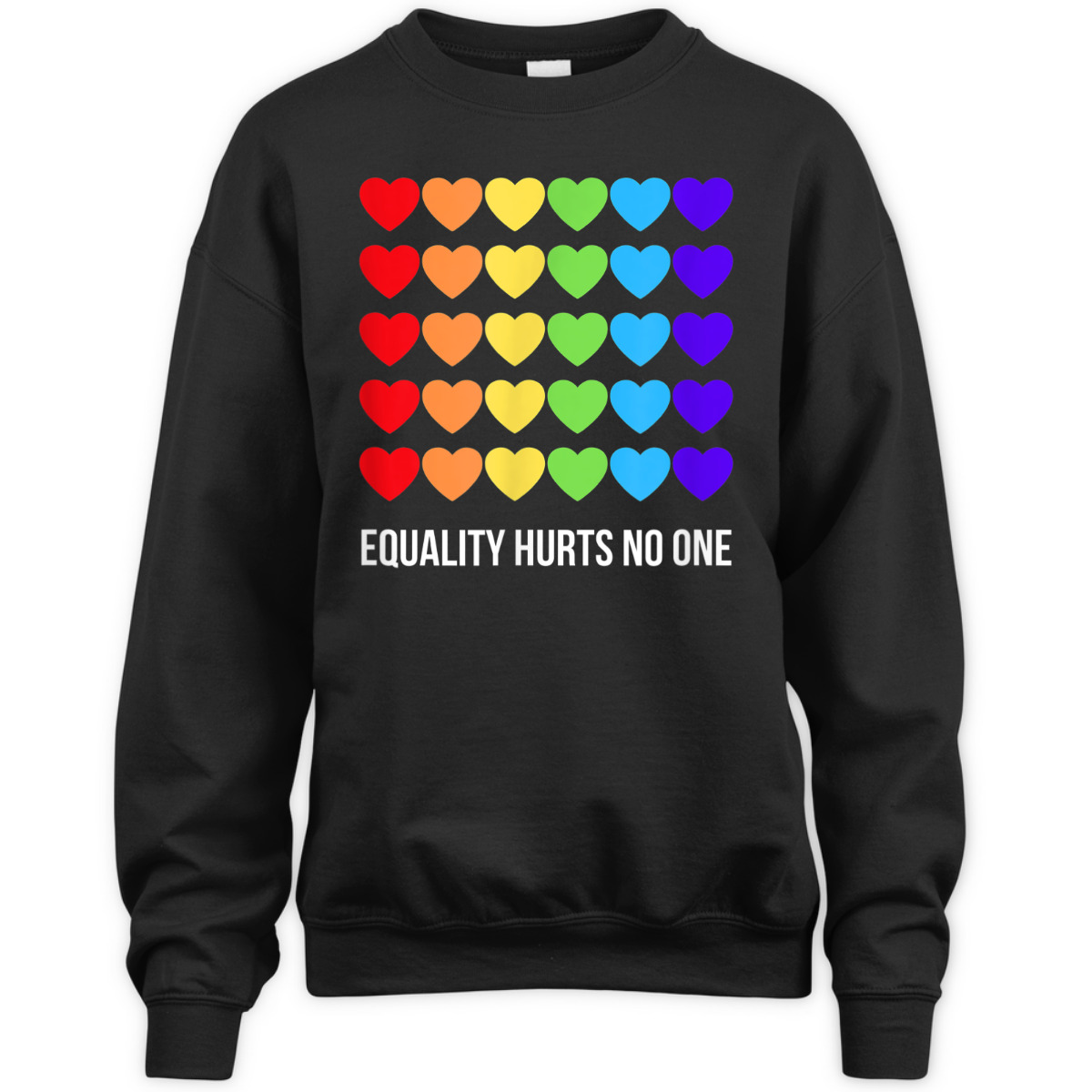 Equality Hurts No One LGBT Gay Pride Equality & Human Rights T-Shirt