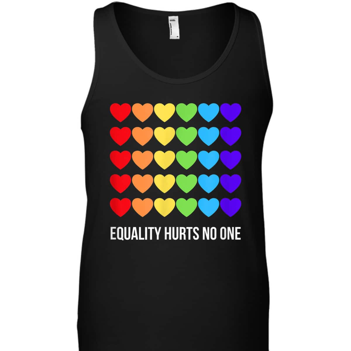 Equality Hurts No One LGBT Gay Pride Equality & Human Rights T-Shirt