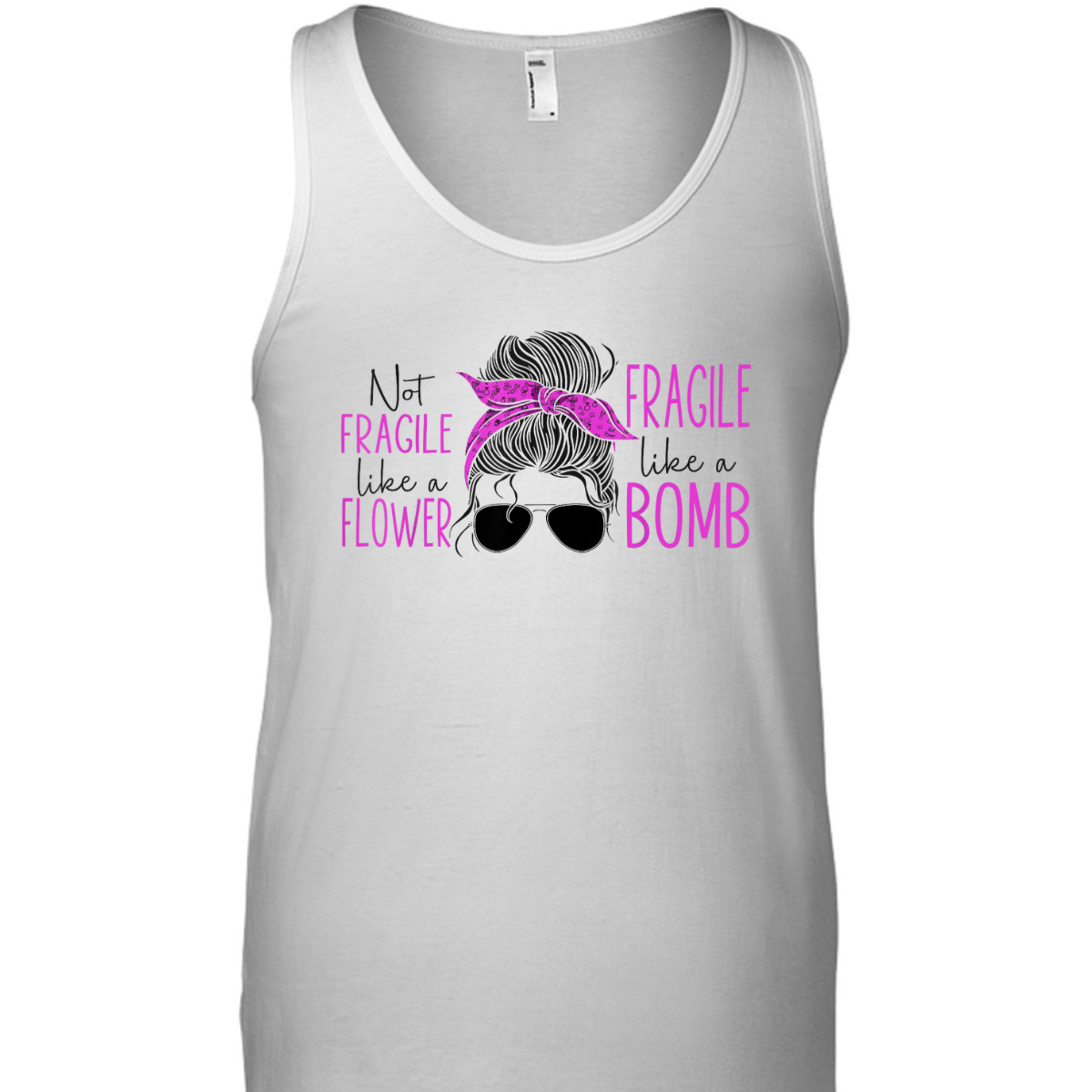 Feminist Not Fragile Like A Flower Fragile Like A Bomb T-Shirt