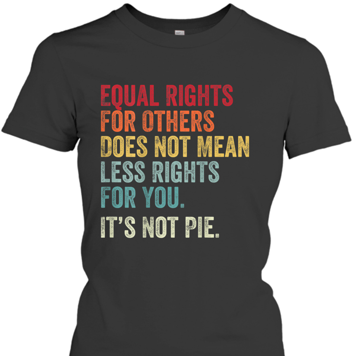 Equality - Equal Rights For Others It's Not Pie T-Shirt