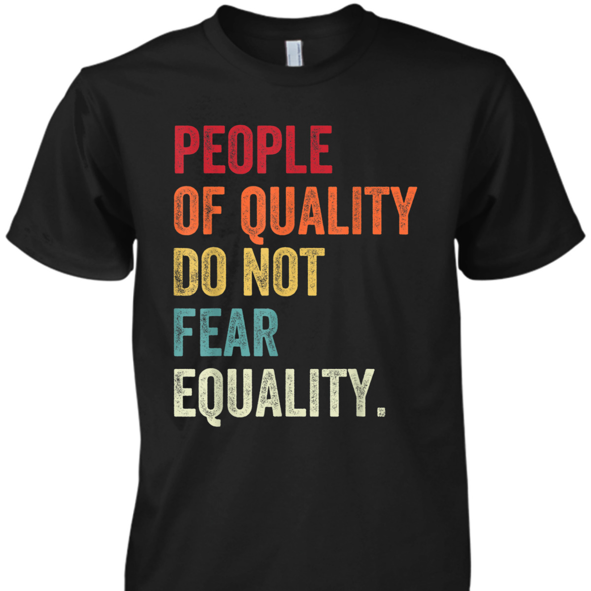 Equality - People Of Quality Do Not Fear Equality T-Shirt