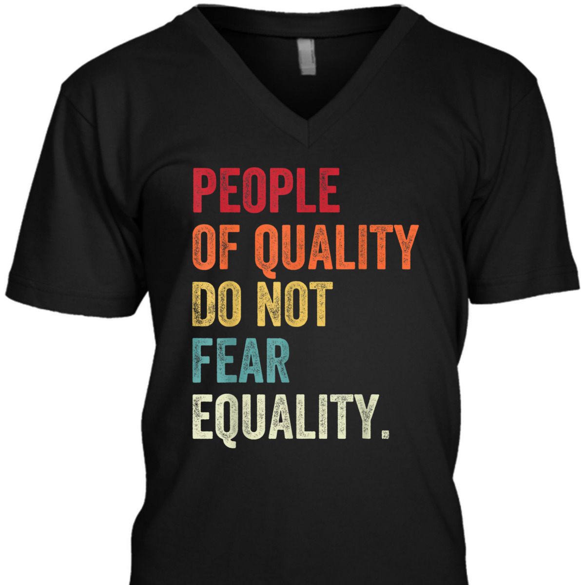 Equality - People Of Quality Do Not Fear Equality T-Shirt
