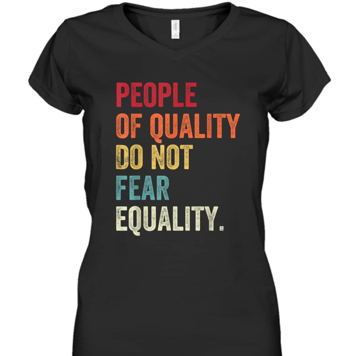 Equality - People Of Quality Do Not Fear Equality T-Shirt