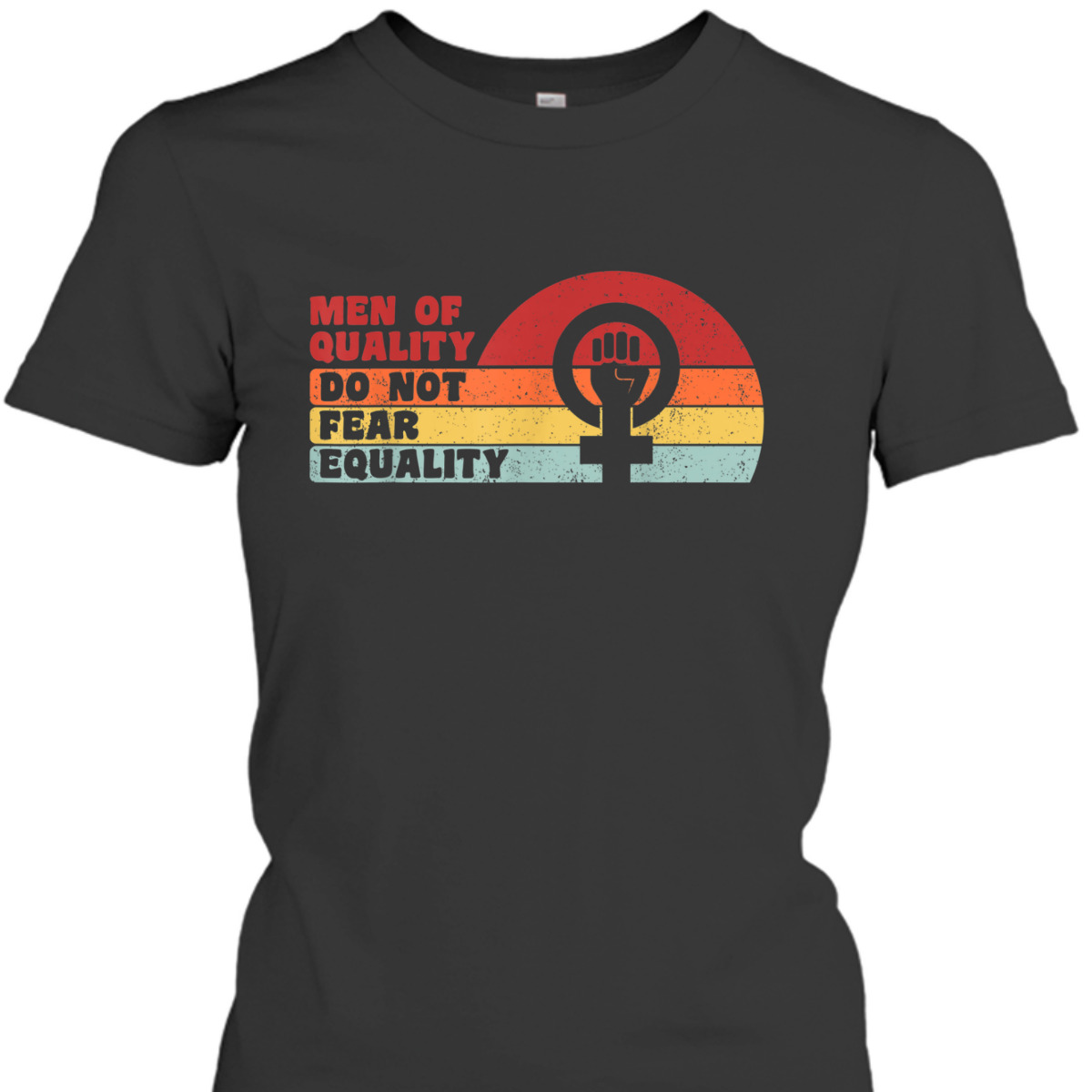 Men Of Quality Do Not Fear Equality Feminism T-Shirt