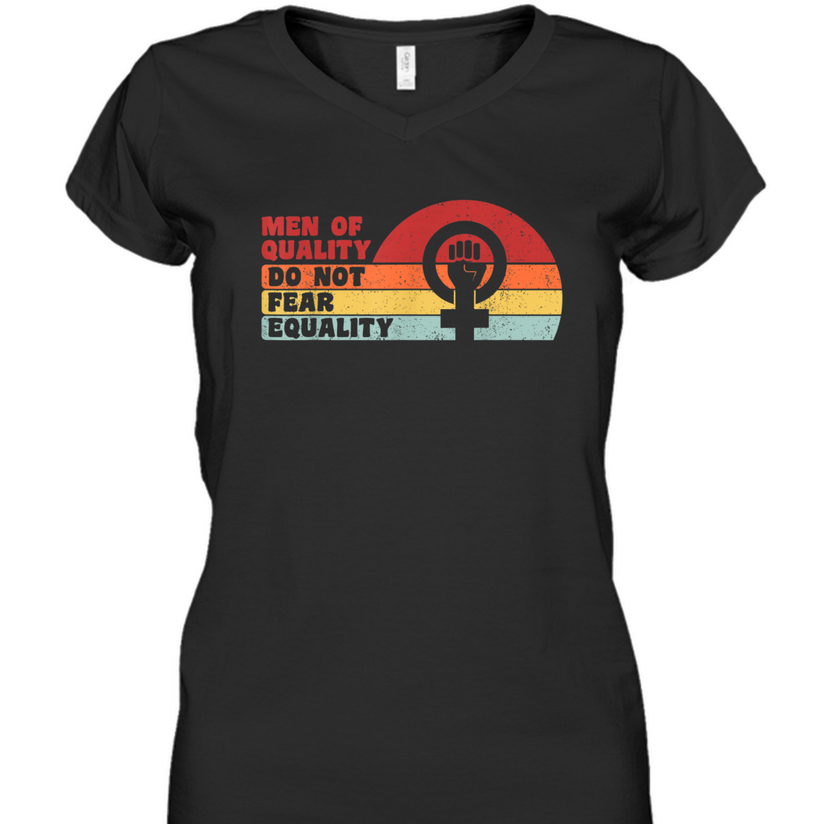 Men Of Quality Do Not Fear Equality Feminism T-Shirt