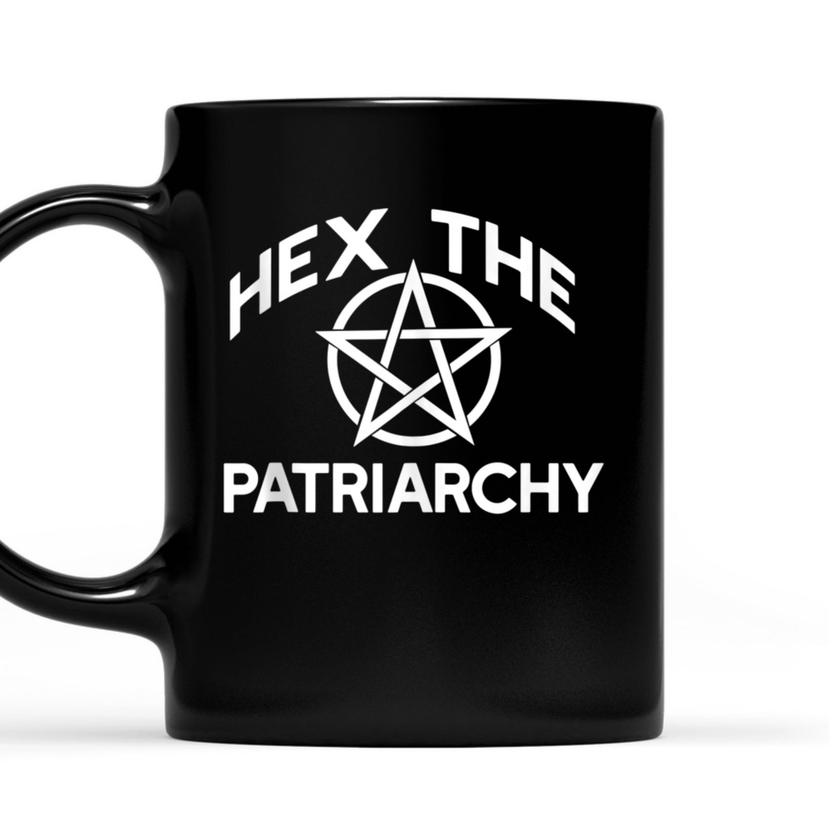 HEX THE PATRIARCHY Funny Pentagram Feminist Meme T-Shirt