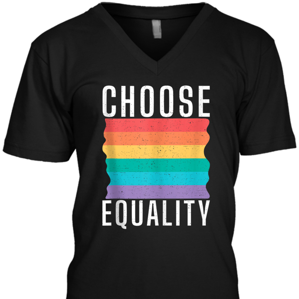 Choose Equality Gay Pride Lesbian Rainbows Flag Support T-Shirt