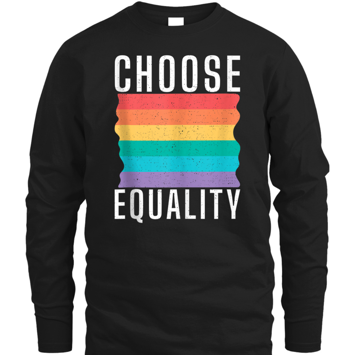 Choose Equality Gay Pride Lesbian Rainbows Flag Support T-Shirt