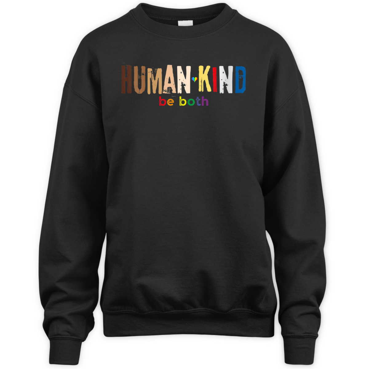 Womens Human Kind Be Both Equality LGBT Gay Pride Month BLM Justice T-Shirt
