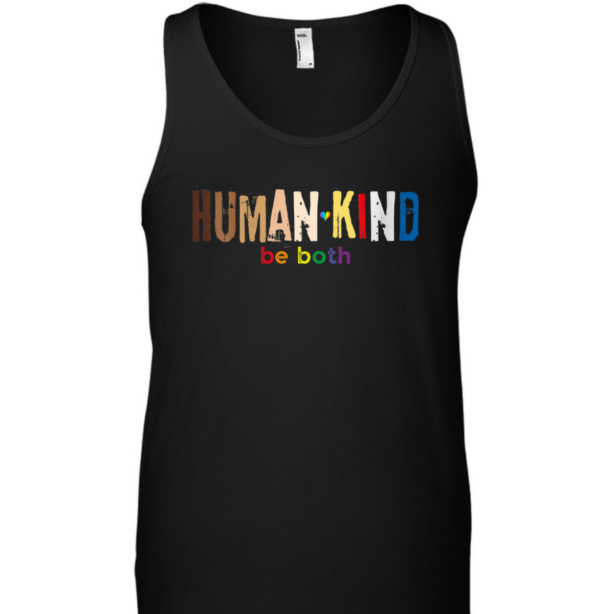 Womens Human Kind Be Both Equality LGBT Gay Pride Month BLM Justice T-Shirt