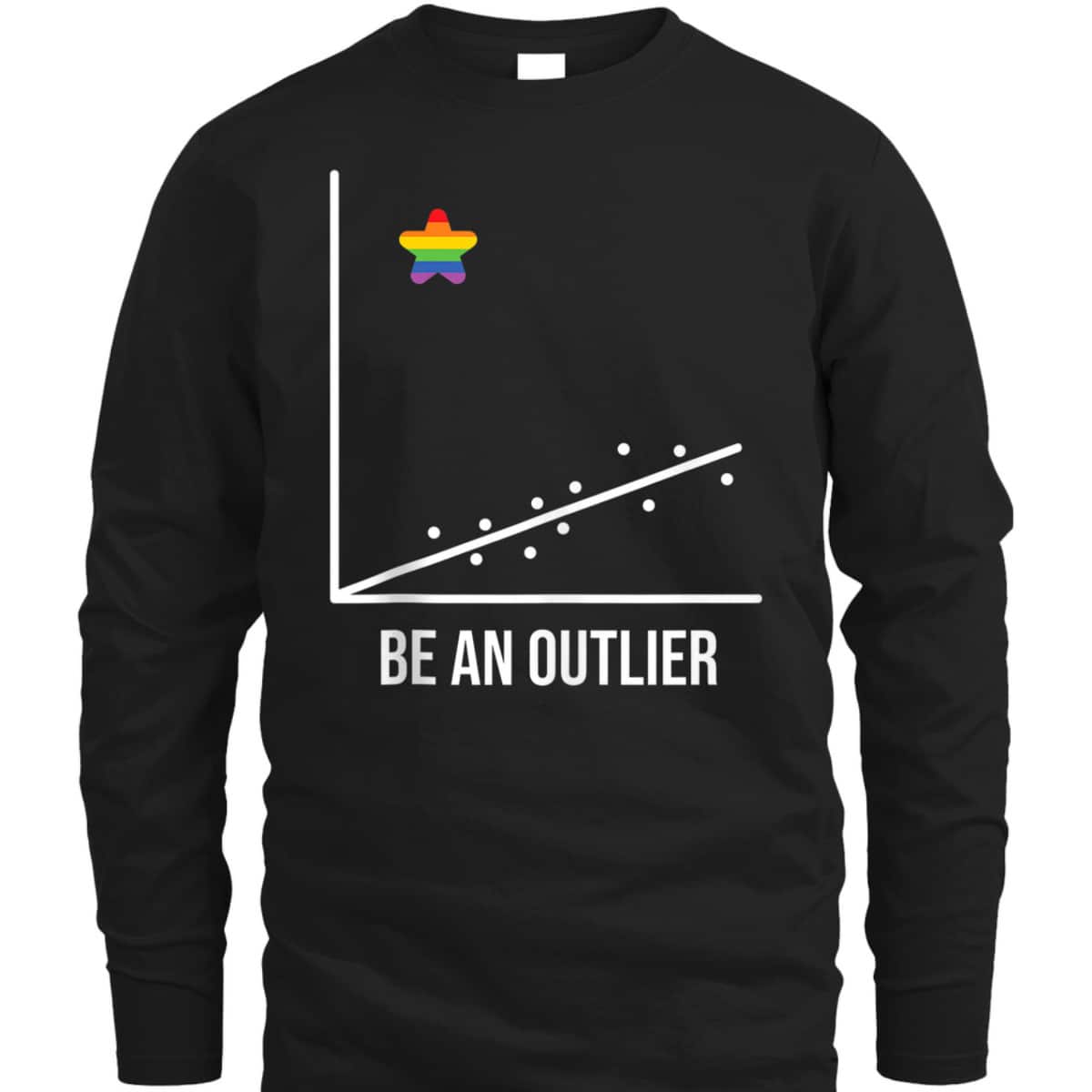 Outlier Math Geek LGBT Equality Pride T-Shirt Outlier Math Geek LGBT Equality Pride T-Shirt