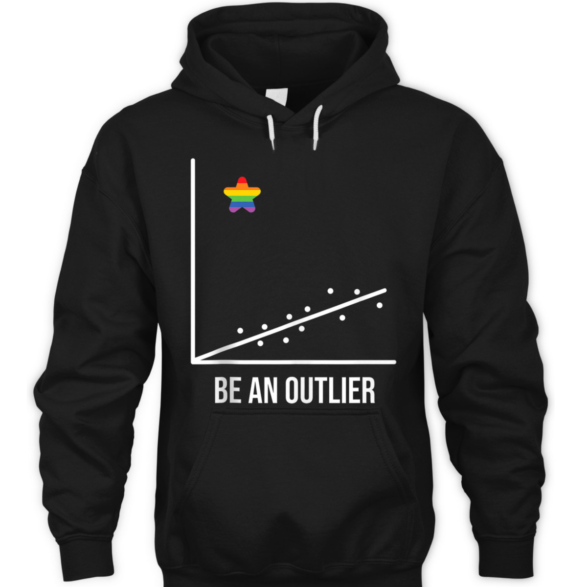 Outlier Math Geek LGBT Equality Pride T-Shirt