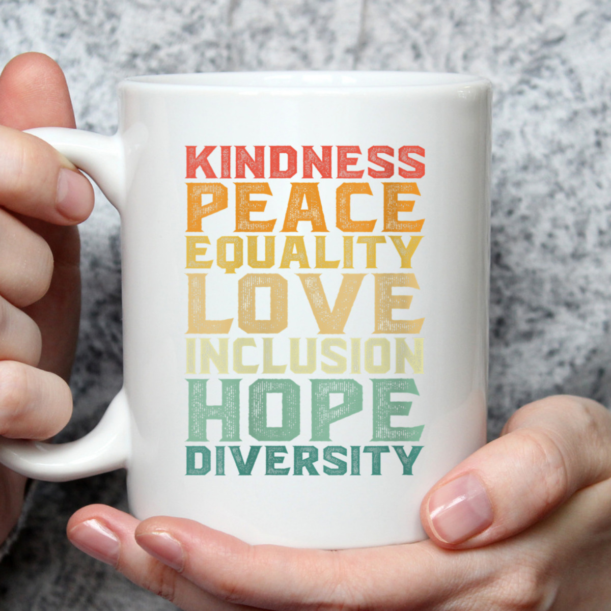 Womens Peace Love Diversity Inclusion Equality Black History Month T-Shirt