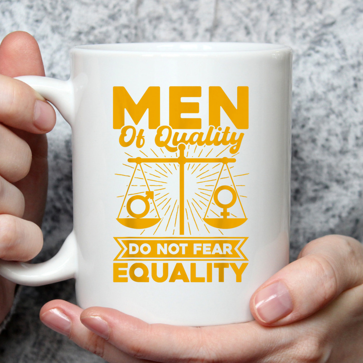 Feminist Men Of Quality Do Not Fear Equality T-Shirt