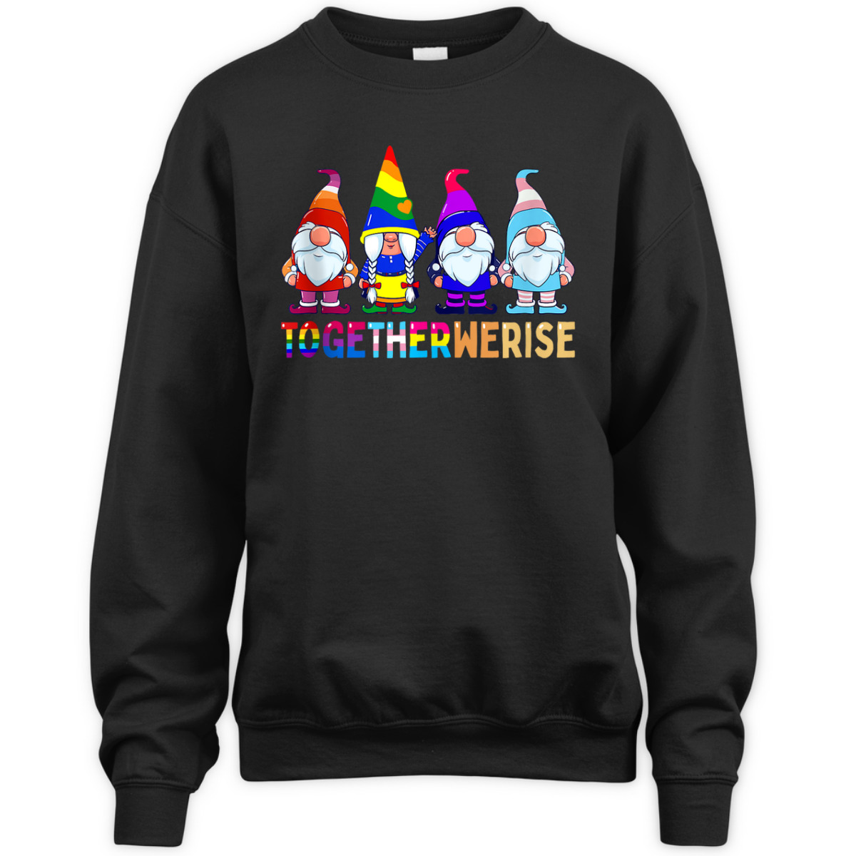 Together We Rise Funny Gnome LGBTQ Equality Ally Pride Month T-Shirt Together We Rise Funny Gnome LGBTQ Equality Ally Pride Month T-Shirt