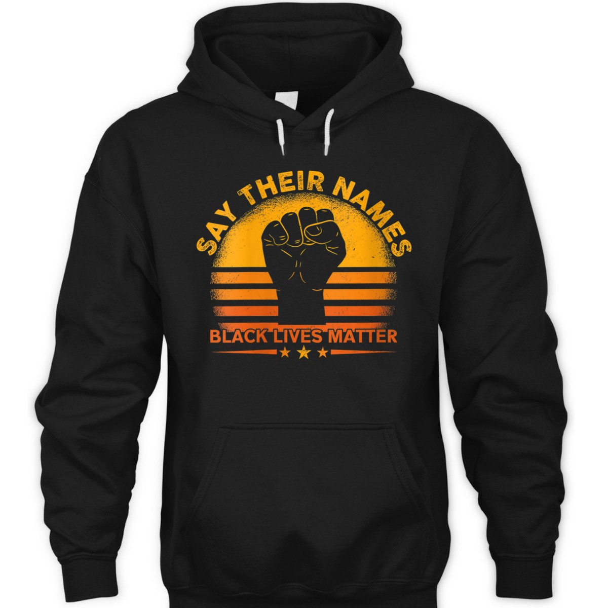Womens BLM Say Their Names Black Lives Matter Racial Equality T-Shirt
