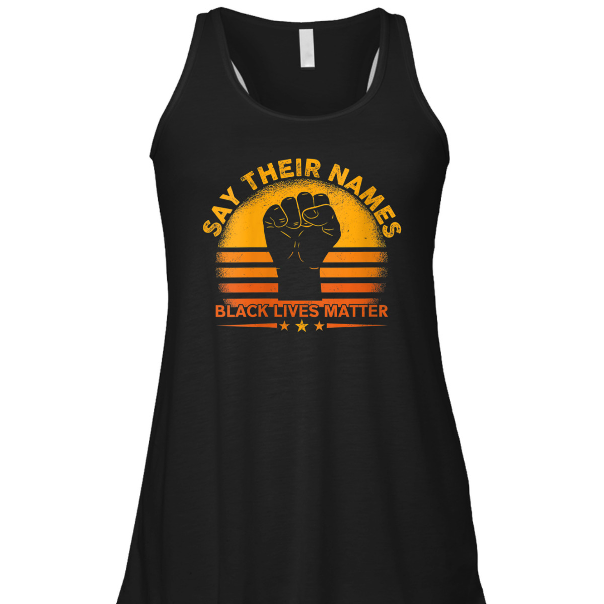 Womens BLM Say Their Names Black Lives Matter Racial Equality T-Shirt Womens BLM Say Their Names Black Lives Matter Racial Equality T-Shirt