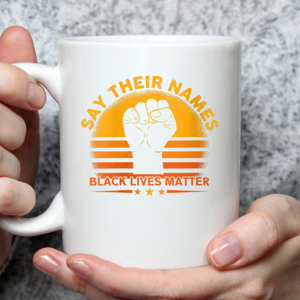 Womens BLM Say Their Names Black Lives Matter Racial Equality T-Shirt Womens BLM Say Their Names Black Lives Matter Racial Equality T-Shirt